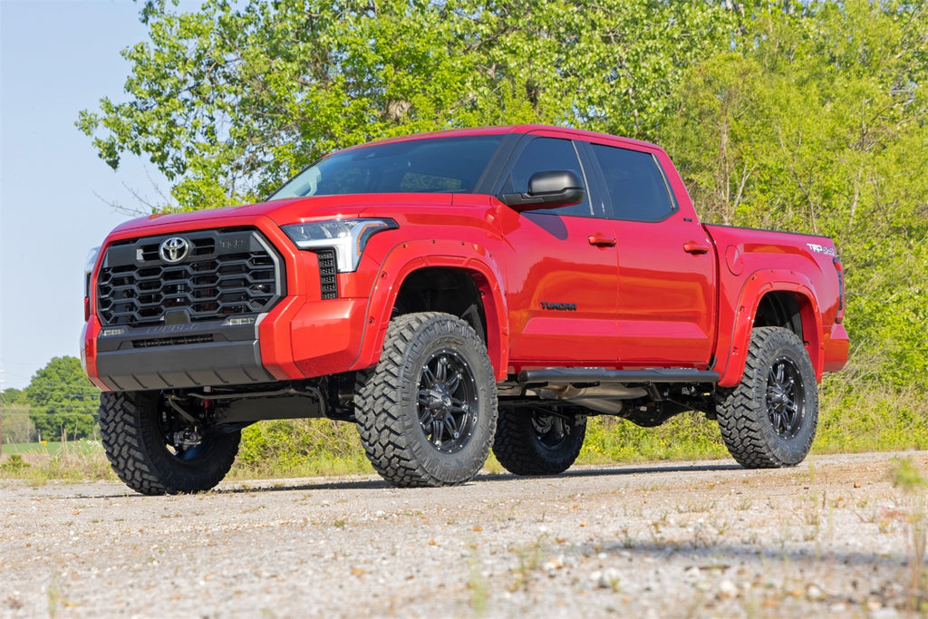Rough Country A-T02224-RCGB Pocket Fender Flares for Select Toyota Tundra