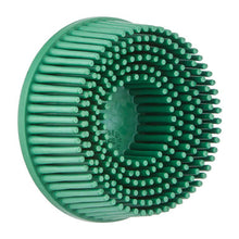 Load image into Gallery viewer, 3M 18730 Scotch-Brite Roloc Bristle Disc, RD-ZB, 50, TR, Green, 2 in x 5/8 in, Tapered