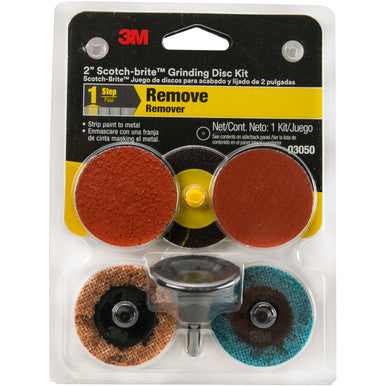 3M 03050NA Scotch-Brite Grinding Disc Kit, 03050, 2 inch