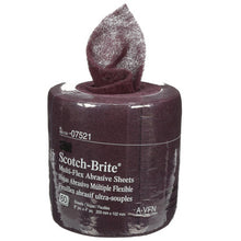 Load image into Gallery viewer, 3M 07521 Scotch-Brite Multi-Flex Sheet Roll, MX-SR, A/O Very Fine, 8 in x 20 ft, 60 Sheets/Roll