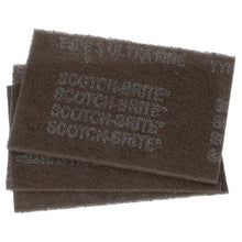 Load image into Gallery viewer, 3M 37448 Scotch-Brite Hand Pad, Ultra Fine, Gray, 9 in x 6 in, 3 Pack