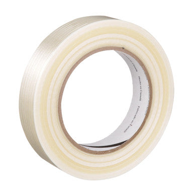 3M 68987 Tartan Filament Tape 8934, Clear, 24 mm x 55 m, 4 mil