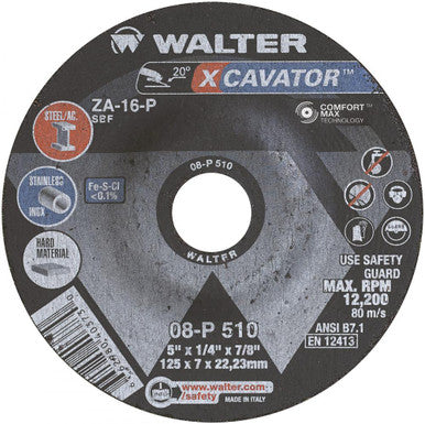 Walter 08P510 5X1/4X7/8 Xcavator