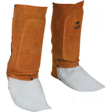 Load image into Gallery viewer, Weld-Mate TTU391 Leather Spats, 14&quot; L, Lava Brown