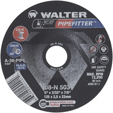 Walter 08N503 5X3/32 A36-Pipefitter