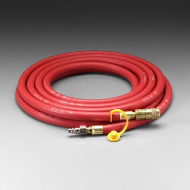 3M W-3020-50 Supplied Air Hose /07034(AAD), 50 ft, 1/2 in ID, Industrial Interchange Fittings, Low Pressure