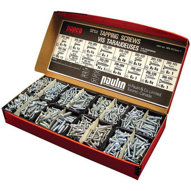 Paulin 020-312 Steel Bright Garage Assortments