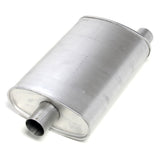Hedman Hedders 25580 2-1/2 in. Inlet/Outlet Turbo Muffler; 18 in. Long; 10 in. Wide; 4-1/2 in. Tall
