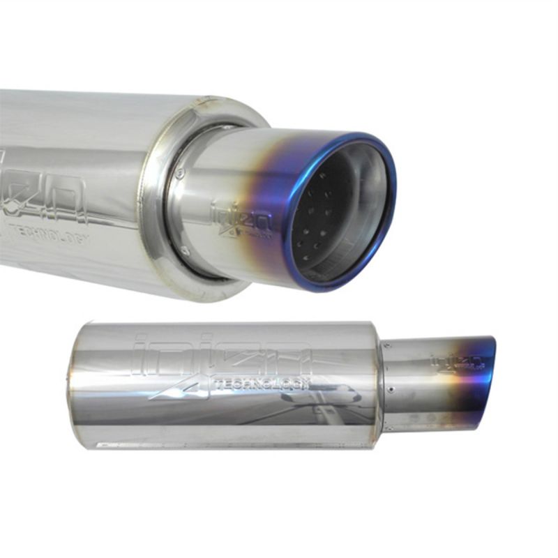 2-38-Universal-Muffler-WTitanium-Burnt-Rolled-Tip-And-Stainless-Steel-Resonated-Inner-Wall
