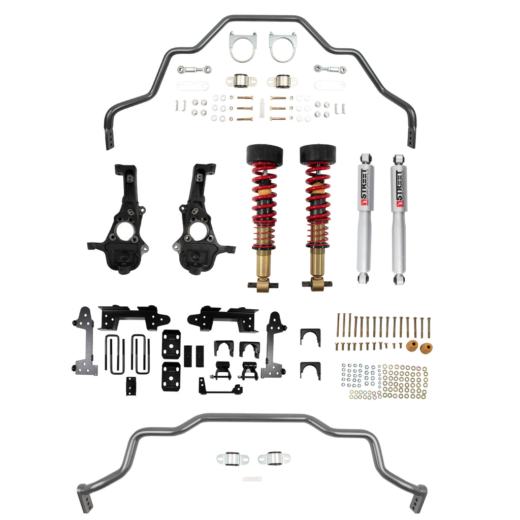 2-5-Front6-Rear-Lowering-Kit-19-23-Silverado--Sierra-1500-(Exc-Trail-BossAt4)