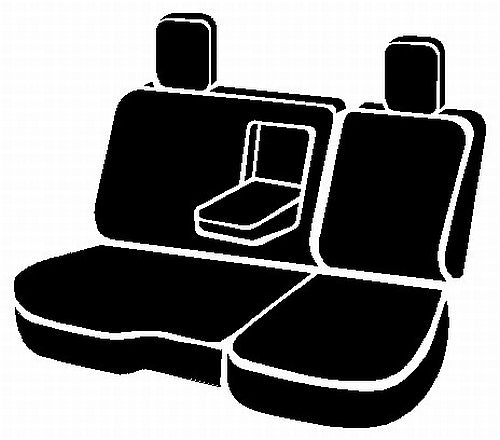 FIA TR42-87 BLACK TR40 Series - Wrangler Saddleblanket Custom Fit Rear Seat Cover - Black for Select Nissan TITAN, Nissan TITAN XD