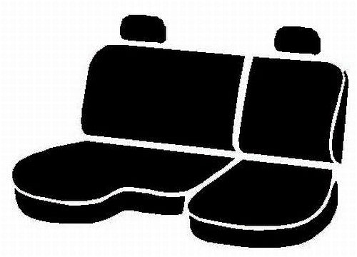 FIA SL62-91 BLK/BLK SL60 Series - Leatherlite Simulated Leather Custom Fit Rear Seat Cover- Black for Select Nissan TITAN