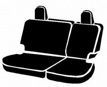 Load image into Gallery viewer, FIA SL62-96 BLK/BLK SL60 Series - Leatherlite Simulated Leather Custom Fit Rear Seat Cover- Black for Select Nissan Frontier