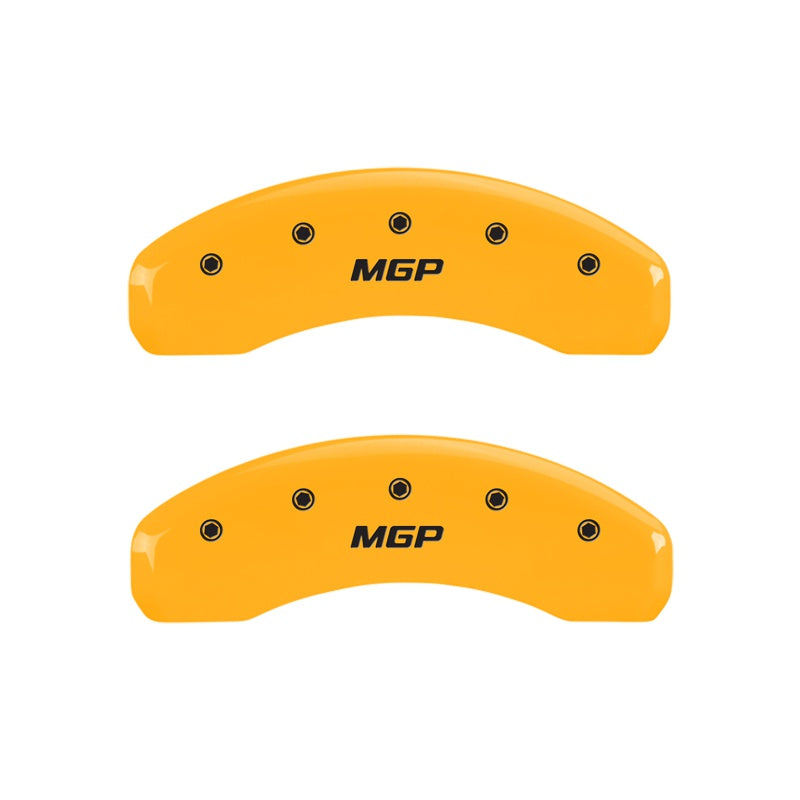 2-Caliper-Covers--Yellow-Finish-Black-Characters-2018-Chevrolet-Tahoe
