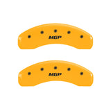 MGP 14254RMGPYL Rear Set of 2: Yellow finish, Black