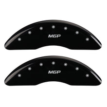 Load image into Gallery viewer, 2-Caliper-Covers-Engraved-Front--Black-Finish-Silver-Characters-2007-Gmc-Canyon