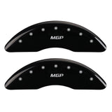 MGP 34213FMGPBK Front Set of 2: Black finish, Silver