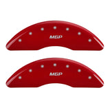 MGP 34213FMGPRD Front Set of 2: Red finish, Silver