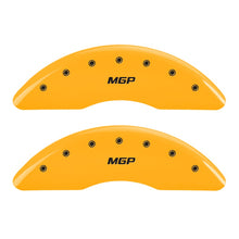 Load image into Gallery viewer, 2-Caliper-Covers-Engraved-Front--Yellow-Finish-Black-Characters-2004-Gmc-Canyon
