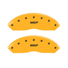 Load image into Gallery viewer, 2-Caliper-Covers-Engraved-Front--Yellow-Finish-Black-Characters-2011-Ford-Focus