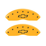 MGP 14212FBOWYL Front Set of 2: Yellow finish, Black Bowtie