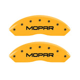 MGP 42009FMOPYL Front Set of 2: Yellow finish, Black MOPAR