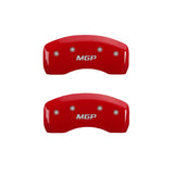 MGP 10246RMGPRD Rear Set of 2: Red finish, Silver