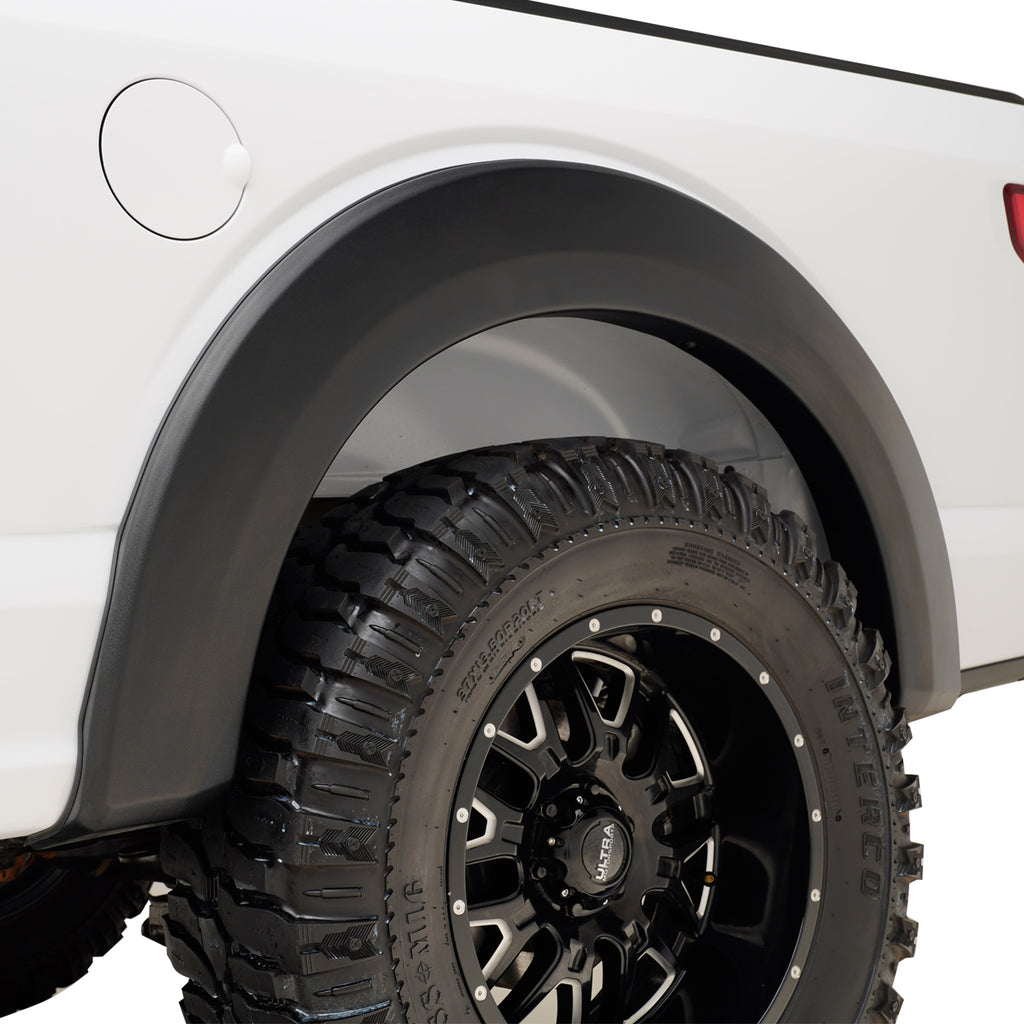 2-In-Tire-Coverage-Raptor-Style-Smooth-Black-Abs-Plastic-With-Led-Light-Set-Of-4