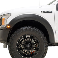 Load image into Gallery viewer, 2-In-Tire-Coverage-Raptor-Style-Smooth-Black-Abs-Plastic-With-Led-Light-Set-Of-4