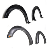 TRAILFX PFFF3010S 2 In Tire Coverage Raptor Style Smooth Black ABS Plastic With LED Light Set of 4