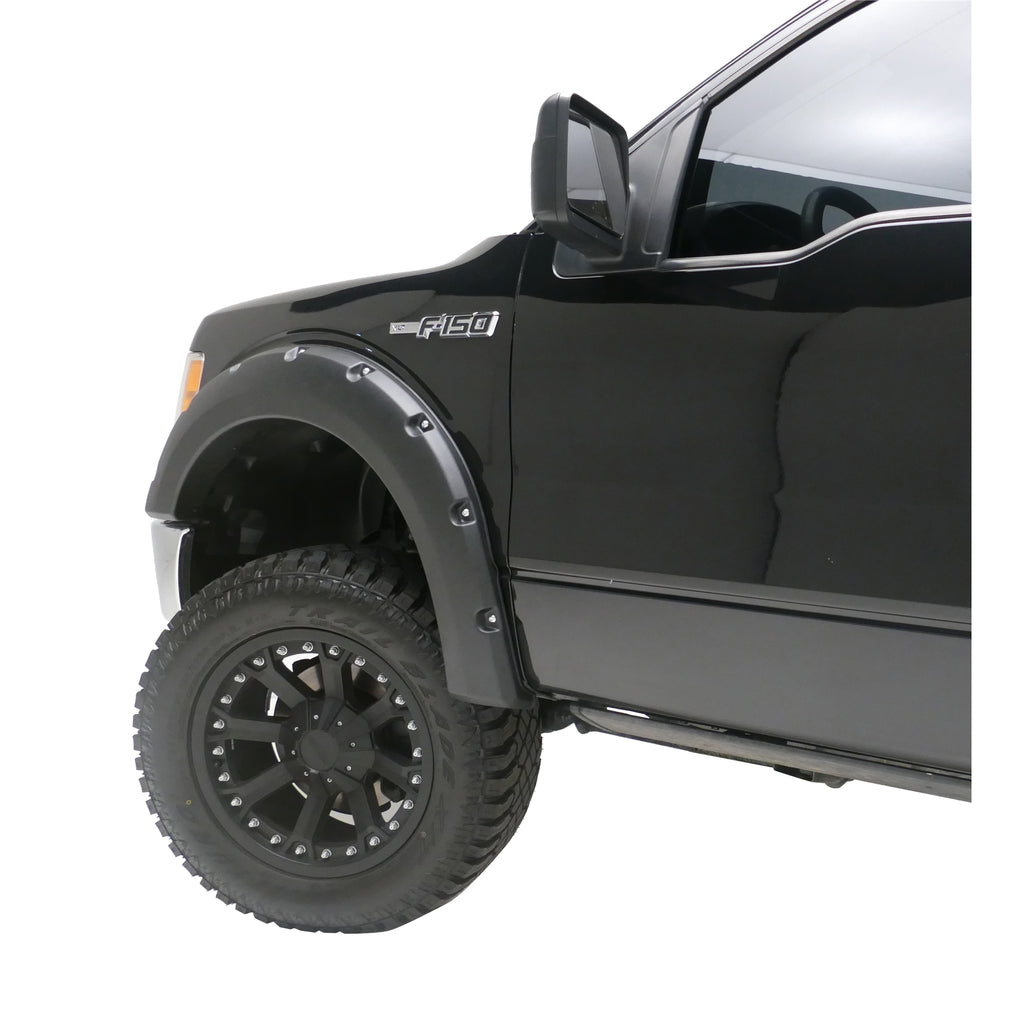 2-In-Tire-Coverage-Textured-Black-Abs-Plastic-Set-Of-4