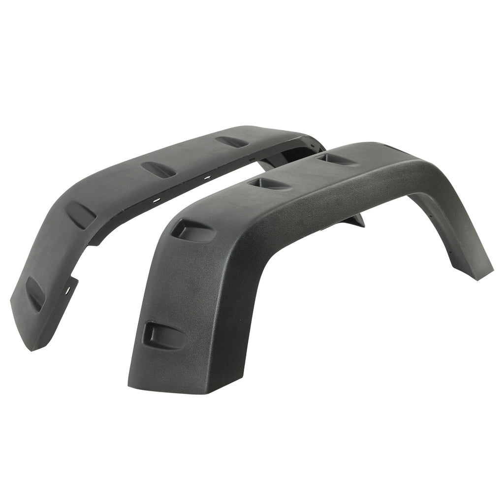2-In-Tire-Coverage-Textured-Black-Abs-Plastic-Set-Of-4