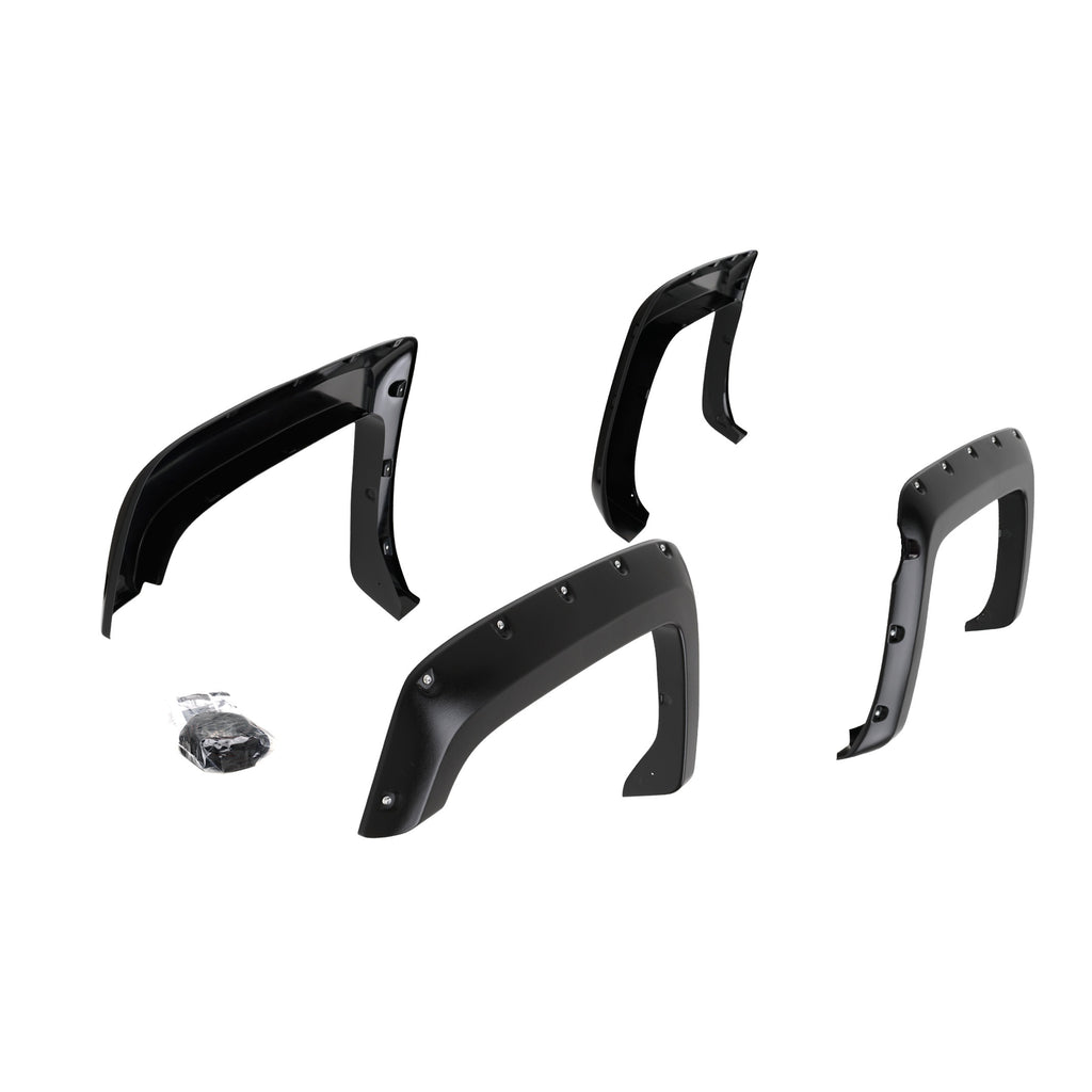 2-In-Tire-Coverage-Textured-Black-Abs-Plastic-Set-Of-4