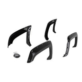 TRAILFX PFFC3002T 2 In Tire Coverage Textured Black ABS Plastic Set of 4
