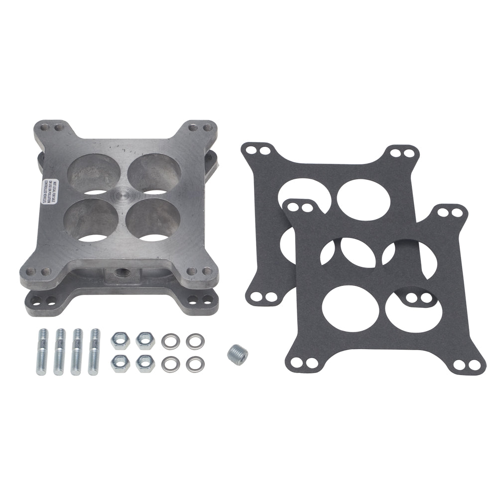 2-In.-Tall-HolleyAfb-4Bbl-Spacer-WPcvportedcast-Aluminum-Carburetor-Spacer195964-Pontiac-Engine