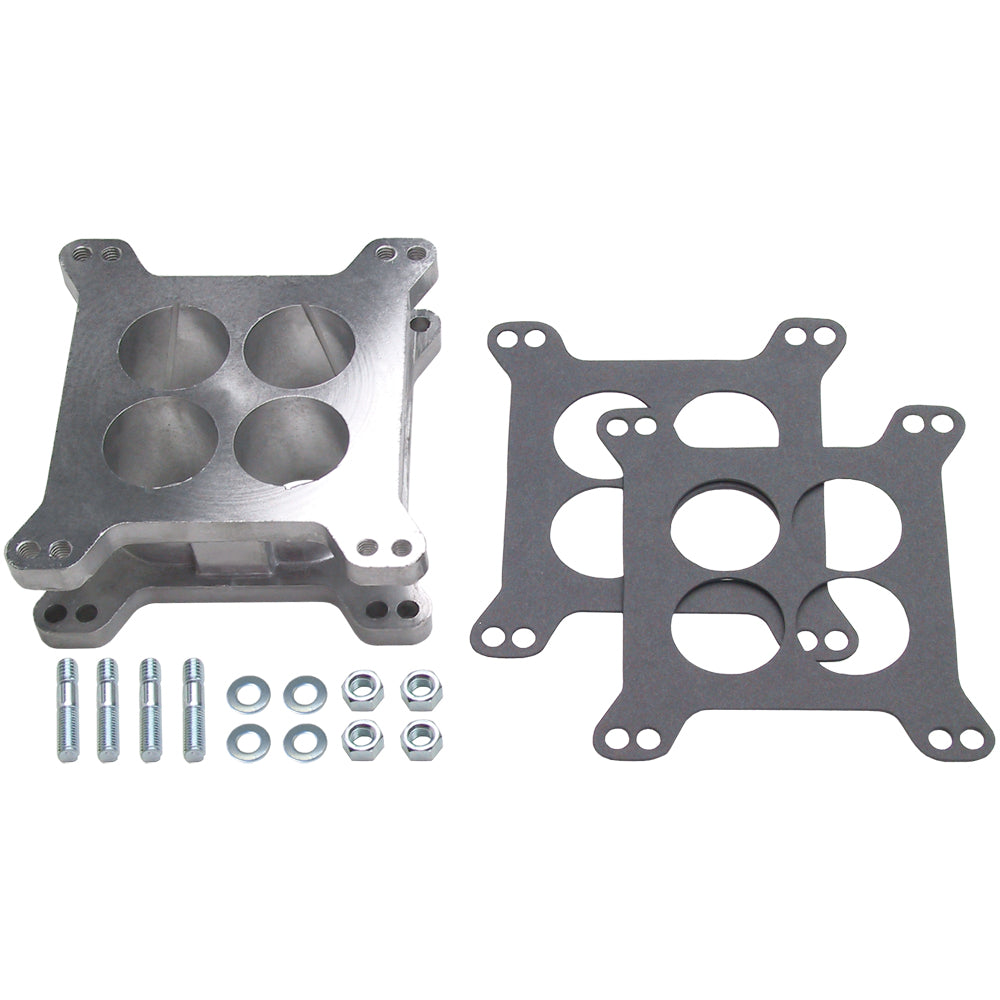2-In.-HolleyAfb-4Bbl-Cast-Aluminum-Swirltorque-Carburetor-Spacer195964-Pontiac-Engines