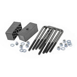 Rough Country 6549 2 Inch Block and U-Bolt Kit 05-22 Toyota Tacoma 2WD/4WD