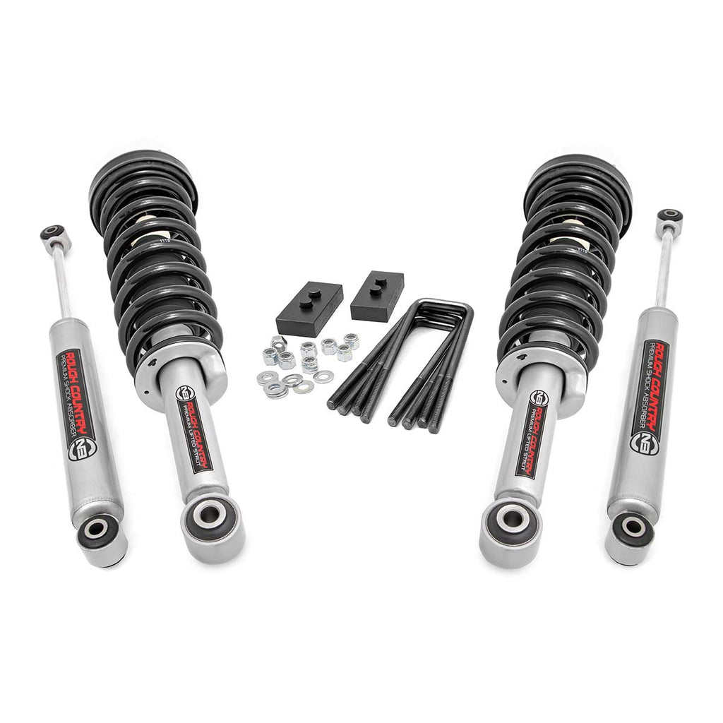 2-Inch-Leveling-Lift-Kit-Lifted-Struts--N3-Shocks-09-13-F-150-Rough-Country