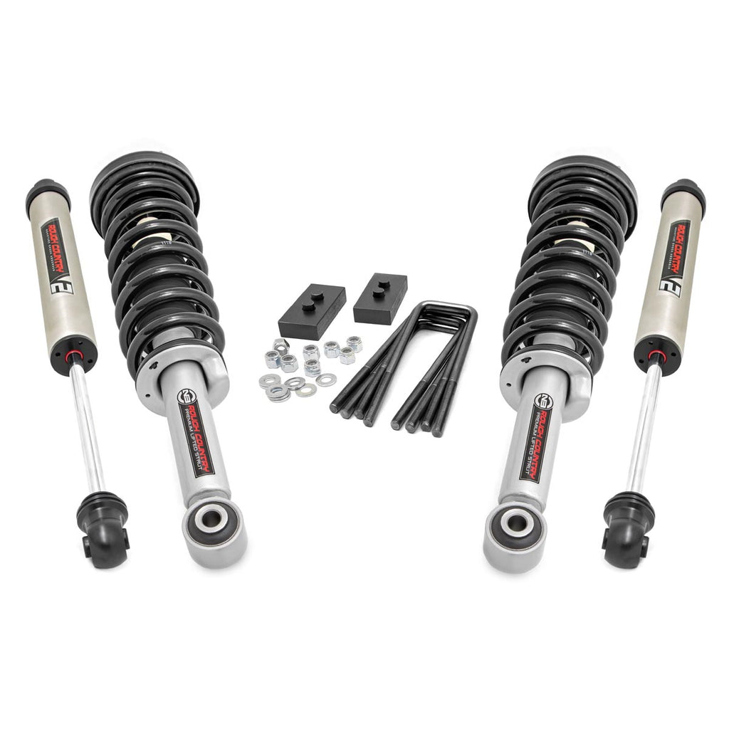 2-Inch-Leveling-Lift-Kit-Lifted-Struts--V2-Shocks-09-13-F-150-Rough-Country