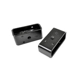 Rough Country 6592 2 Inch Rear Lift Blocks Single 9/16 Inch Pin Blocks 2.5-inches Wide Powdercoated Black Sold as a Pair
