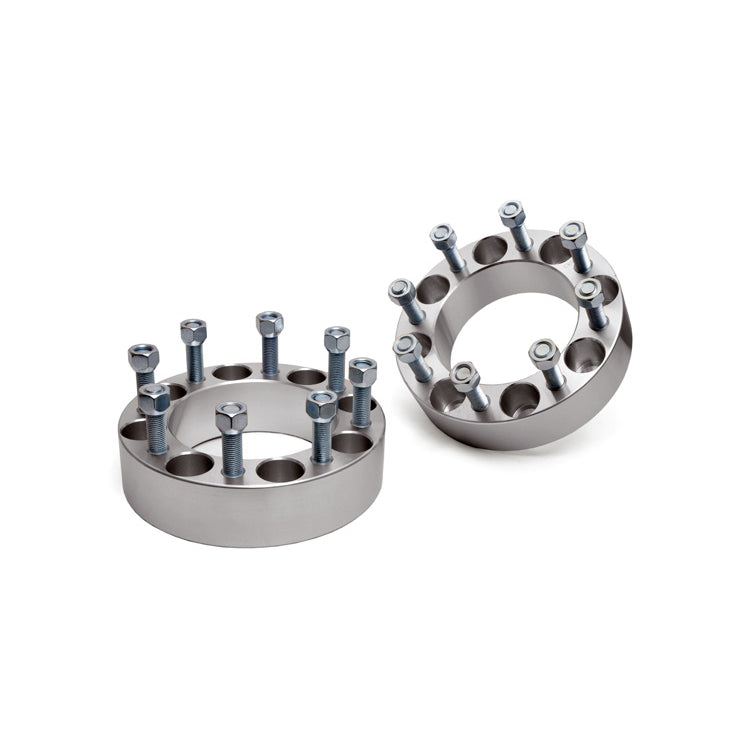2-Inch-Wheel-Spacers-Pair-Aluminum-12-14-Ram-25003500-SilveradoSierra-2500-Hd3500-Hd-Rough-Country