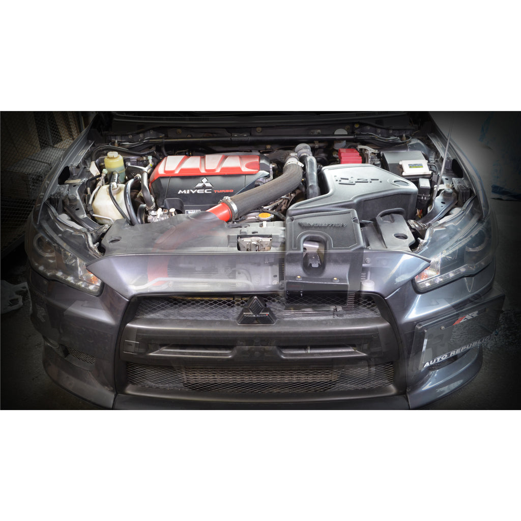 ~(2-Lbs.-28X17x13)~-Evolution-Roto-Molded-Air-Intake-System-W-Supernano-Web-Dry-Air-Filter-For-The-2008-2015-Mitsubishi-Lancer-Evolution-X-L4-2.0L-Turbo