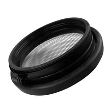 Load image into Gallery viewer, ~(2-Lbs.-8X8x3)~-Turbo-Screen-6.0-Inch-Black-Stainless-Steel-Mesh-W-Stainless-Steel-Clamp-S-B
