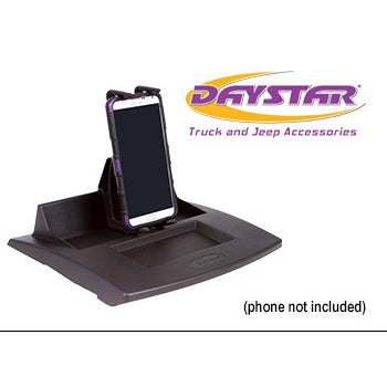~(2-Lbs.-11X9x3)~-07-10-Upper-Dash-Panel-With-Large-I-Phone-And-I-Phone-Plus-Mini-Pad-Mount-Black