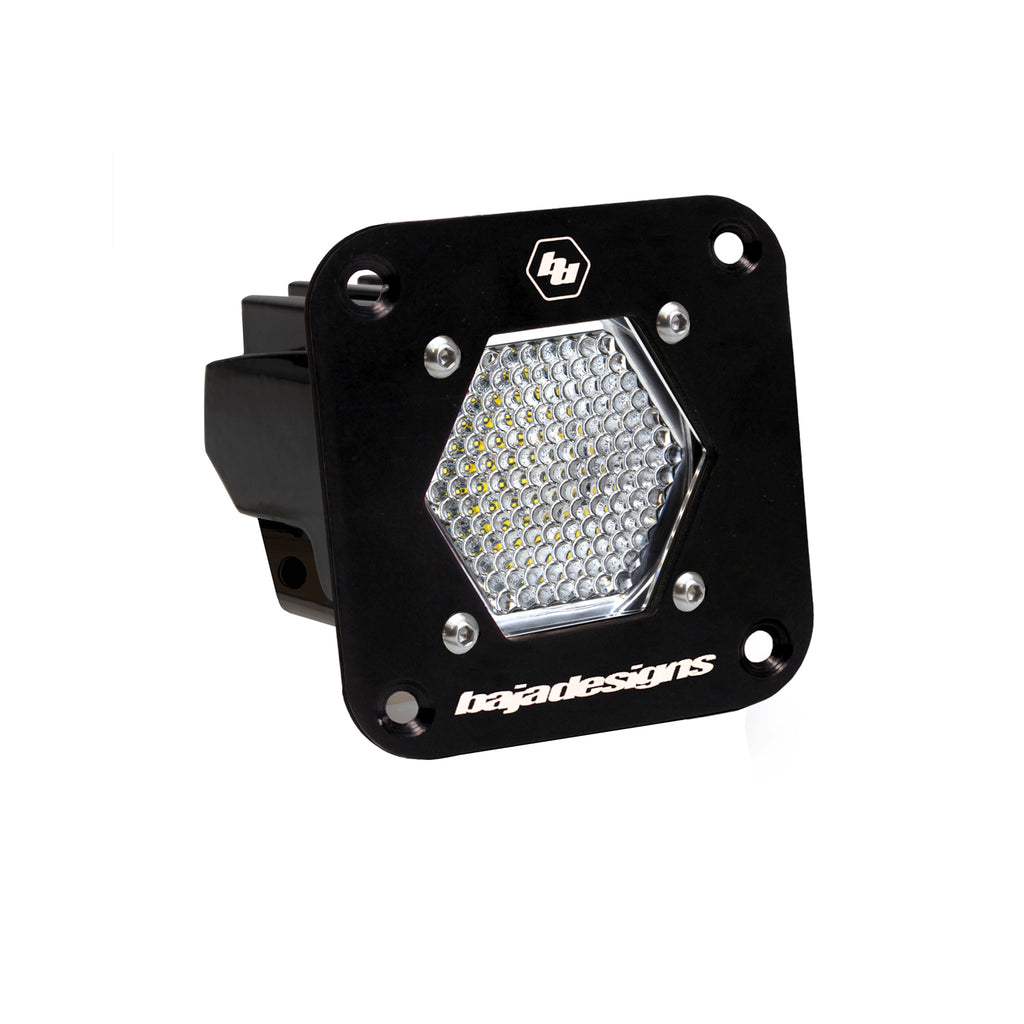 ~(2-Lbs.-6X6x6)~-Led-Light-Pod-Flush-Mount-Clear-S1-WorkScene-Pattern-Baja-Designs