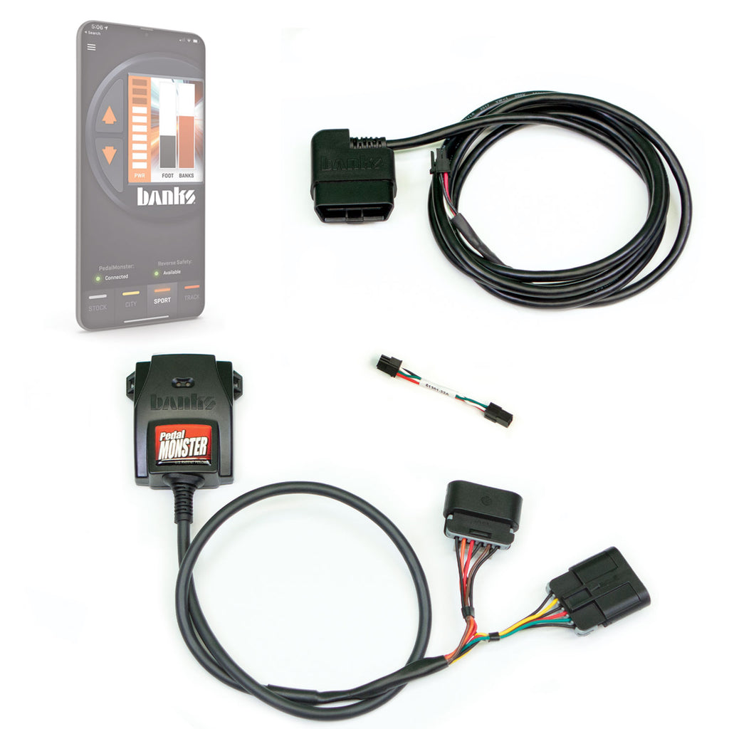 ~(2-Lbs.-10X6x4)~-Pedal-Monster-Kit-Aptiv-Gt-150-6-Way-Stand-Alone-For-Use-With-Phone