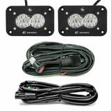 Baja Designs 547807 S2 Sport Black Flush Mount LED Light Pod Reverse Kit
