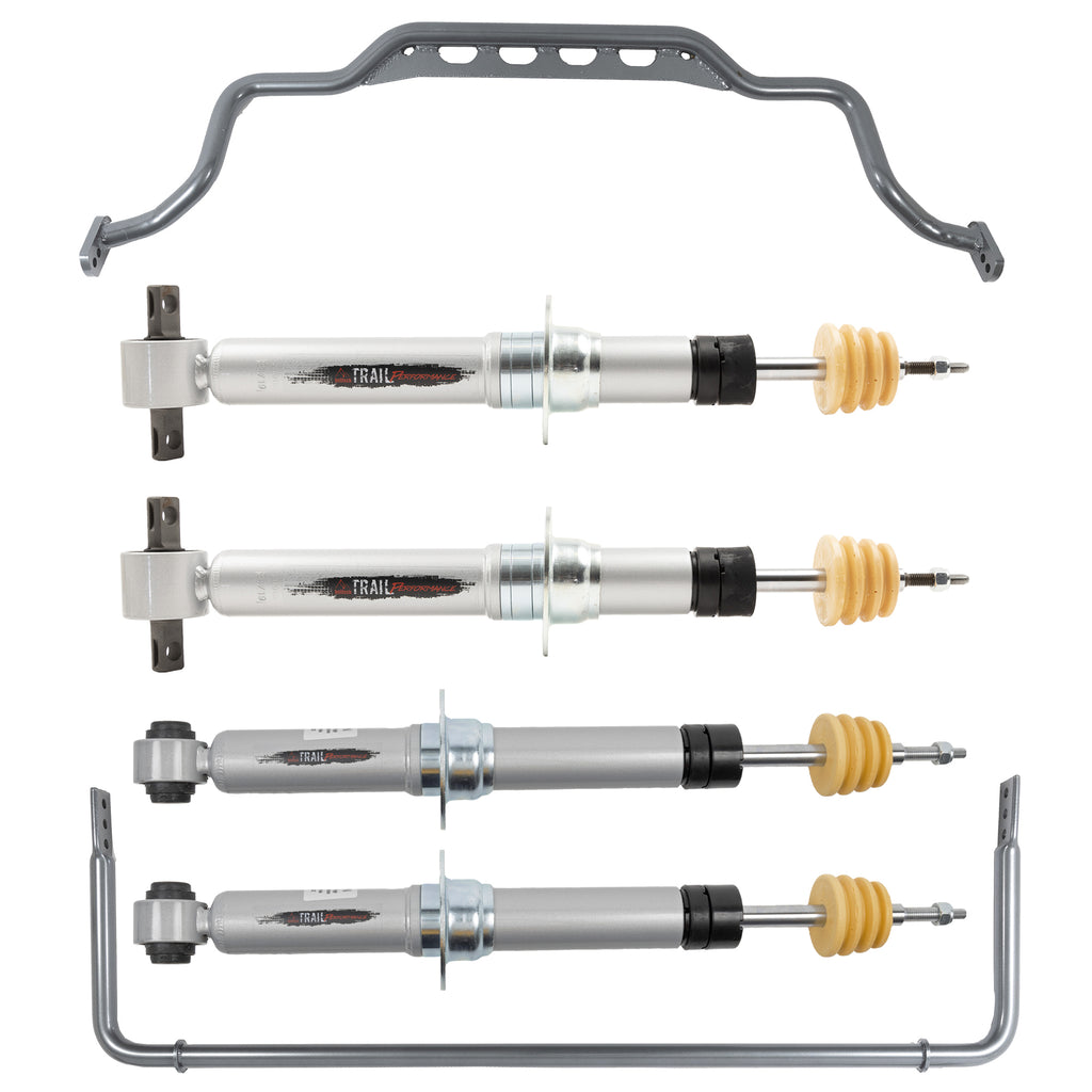 2-Leveling-Front-And-Rear-Trail-Performance-Struts-W-Swayabr-Set