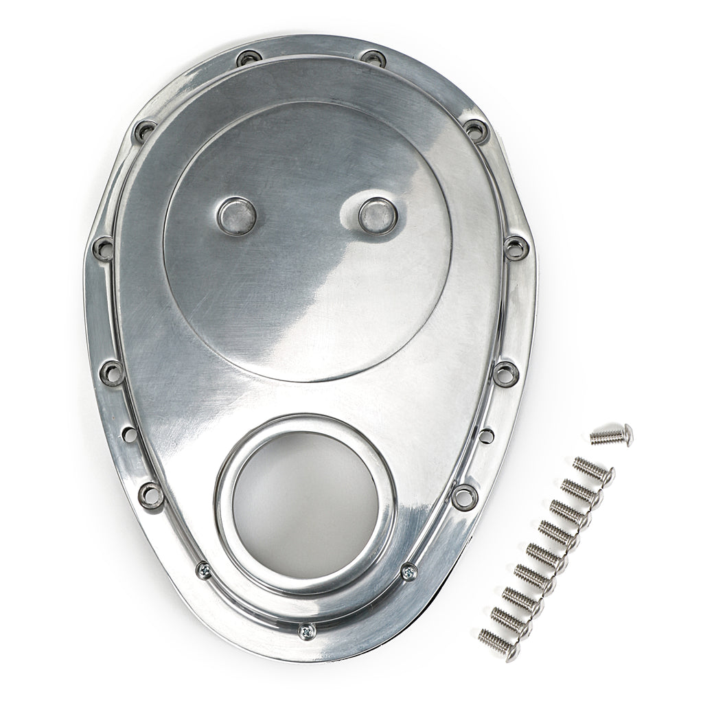 2-Pc.-Aluminum-Timing-Cover-Kit;-Sb-Chevy-283-350,-4.3L-V6