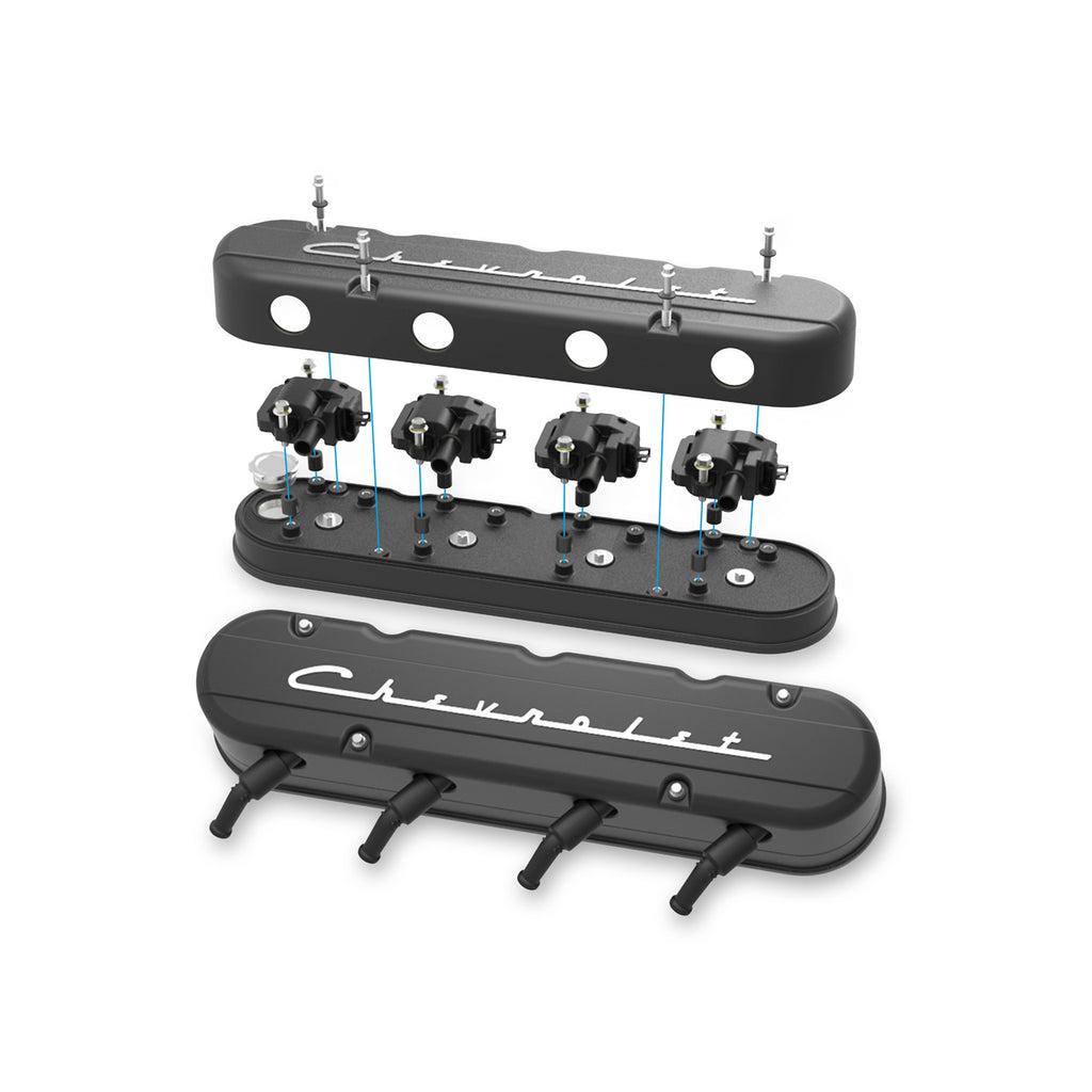 2-Piece-Chevrolet-Script-Valve-Cover---Gen-IiiIv-Ls---Satin-Black-Machined